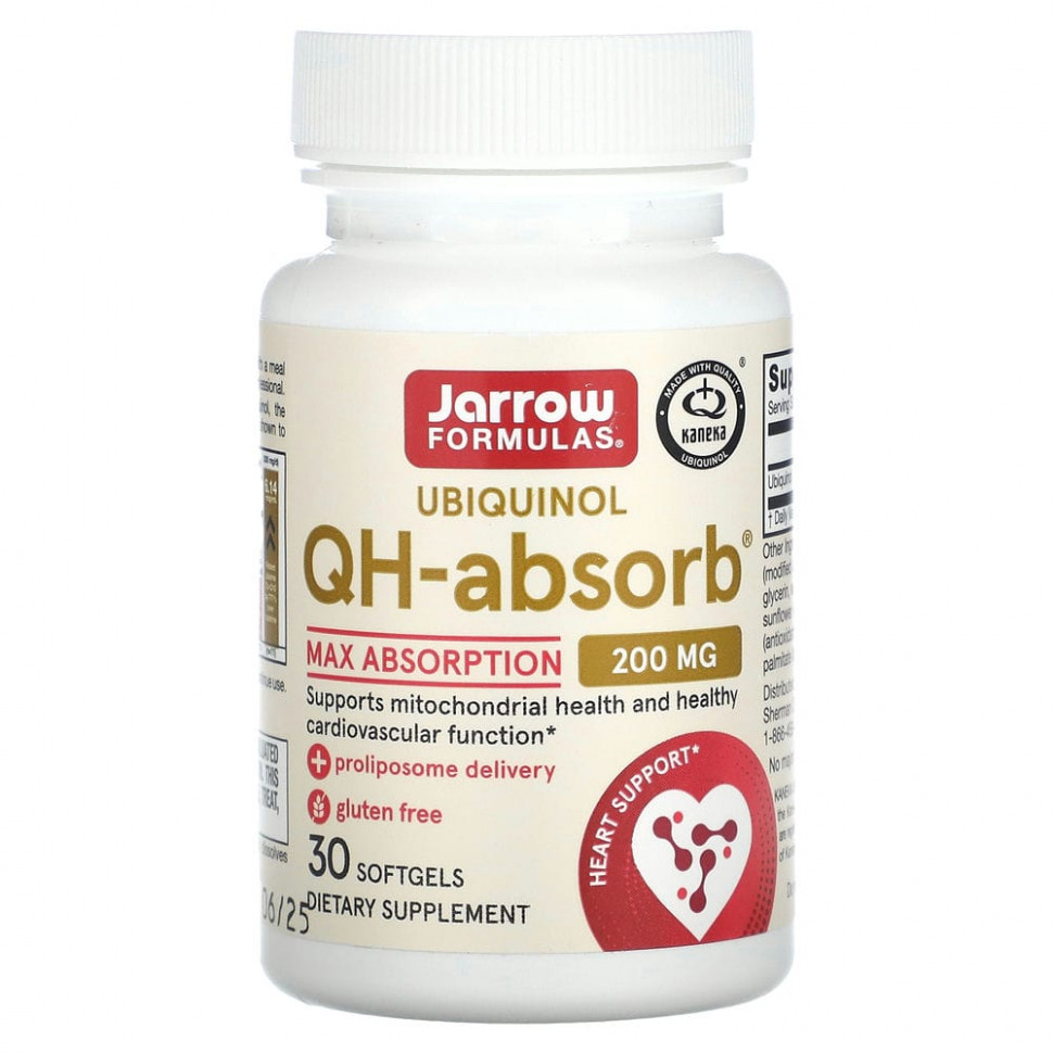 Jarrow Formulas,  QH-Absorb, 200 , 30    7510