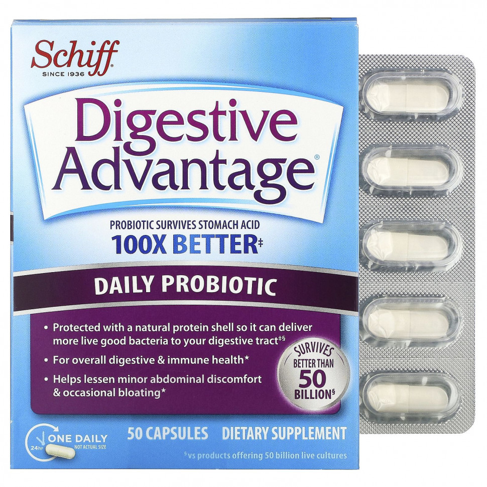 Schiff, Digestive Advantage,    , 50   4880