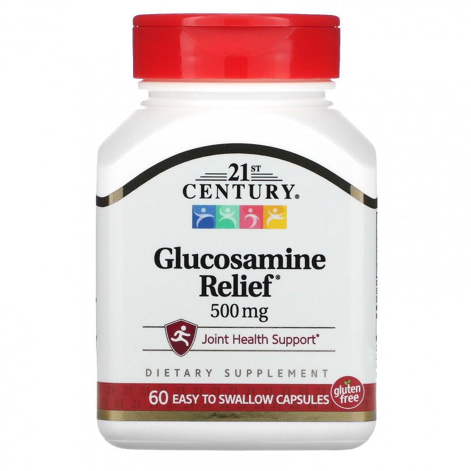 21st Century, Glucosamine Relief, 500 , 60 ,     1180