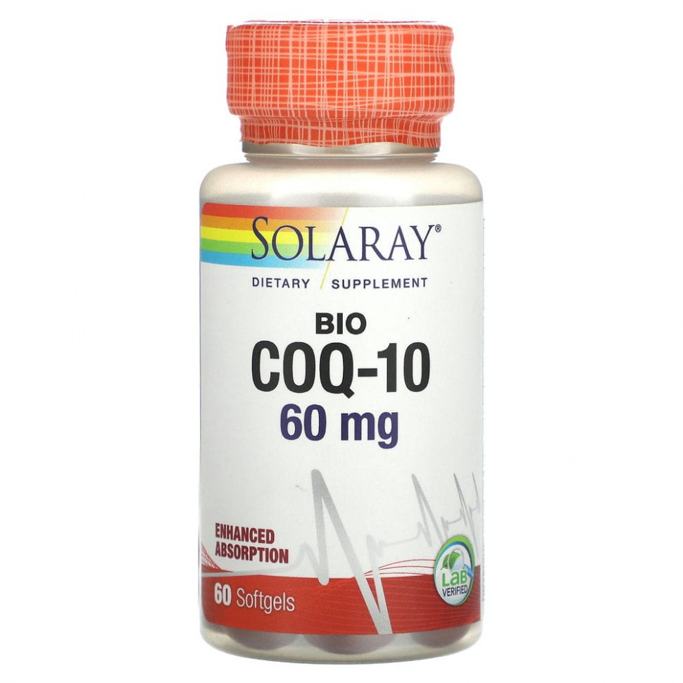 Solaray, Bio CoQ-10, 60 , 60    2510