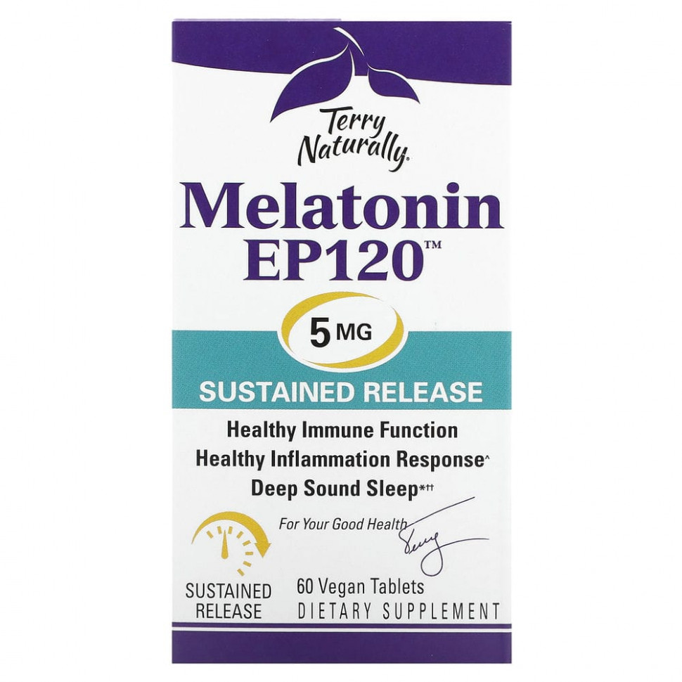 Terry Naturally, Melatonin EP120, 5 , 60    1940