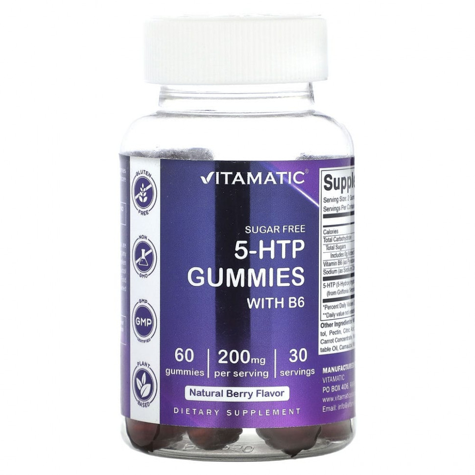 Vitamatic, 5-HTP     B6,  , 100 , 60    3750