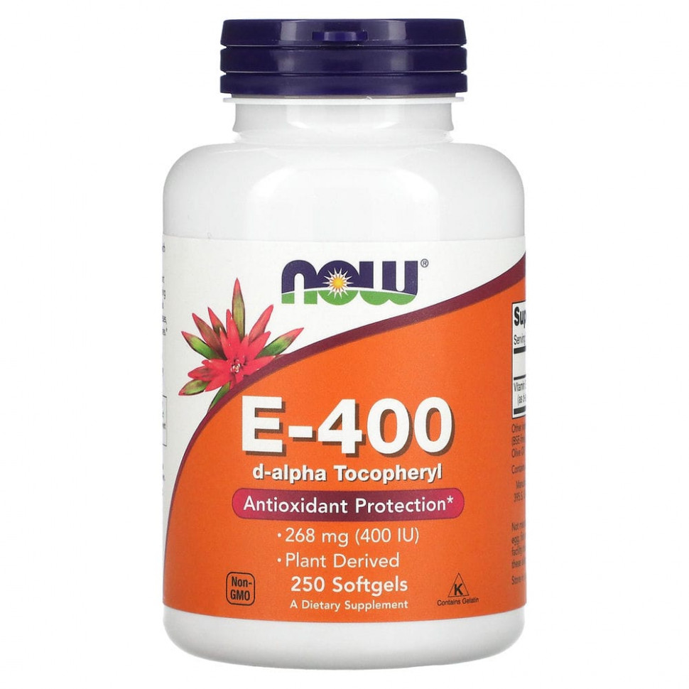 NOW Foods,   E-400, 268 , 250   4630