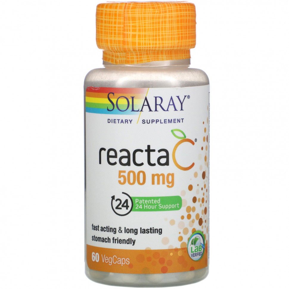 Solaray, Reacta-C, 500 , 60      1510