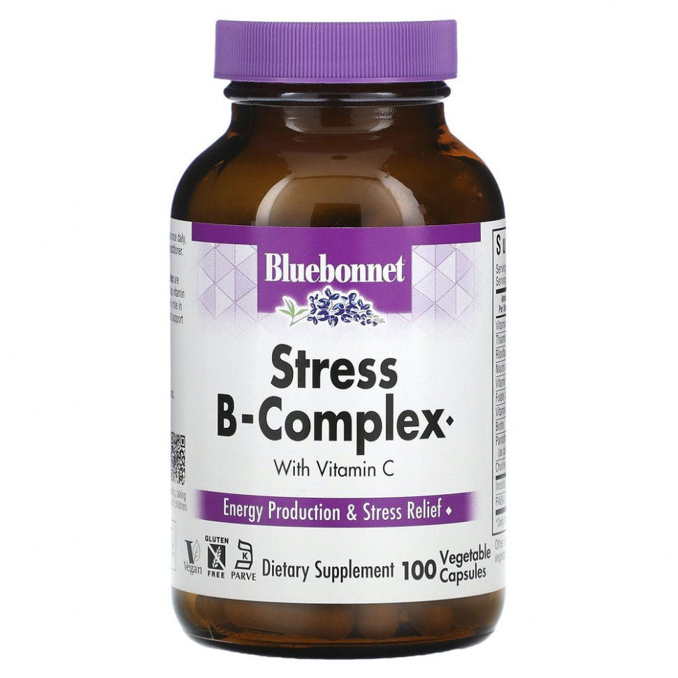 Bluebonnet Nutrition, Stress B-Complex, 100    4980