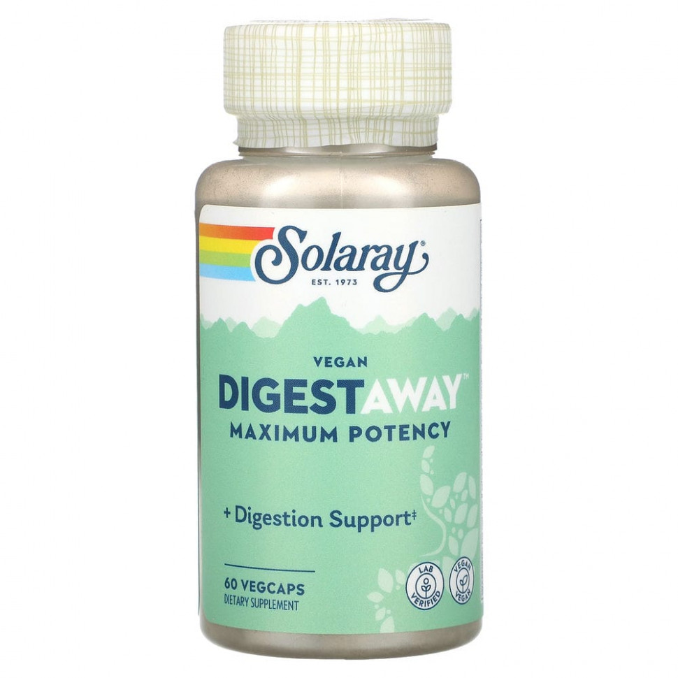 Solaray, Vegan Digestaway,  , 60    4330