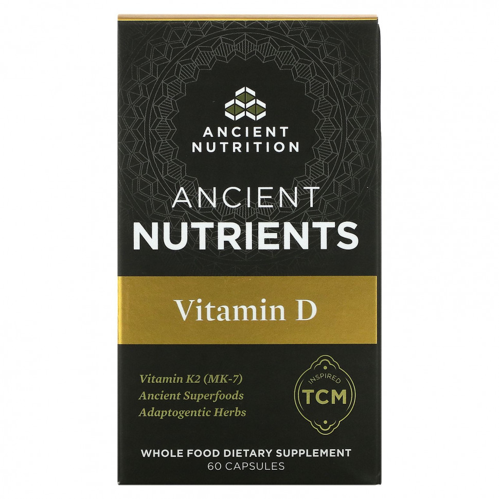 Dr. Axe / Ancient Nutrition, Ancient Nutrients,  D, 60   4820