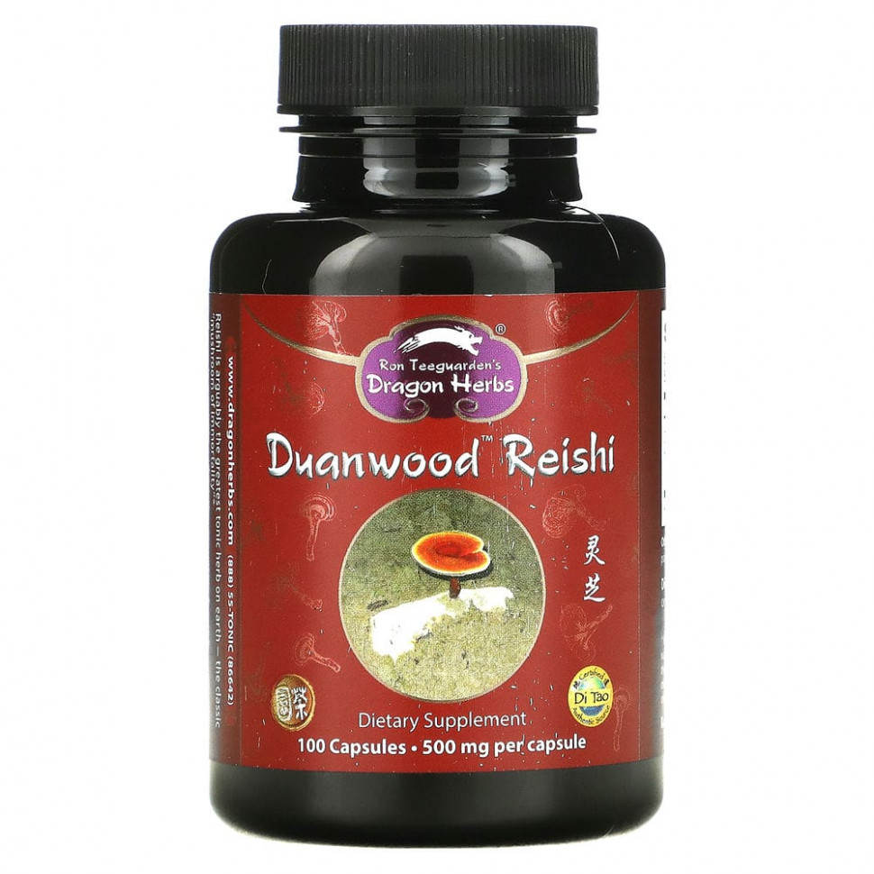 Dragon Herbs, Duanwood Reishi, 500 , 100    6960