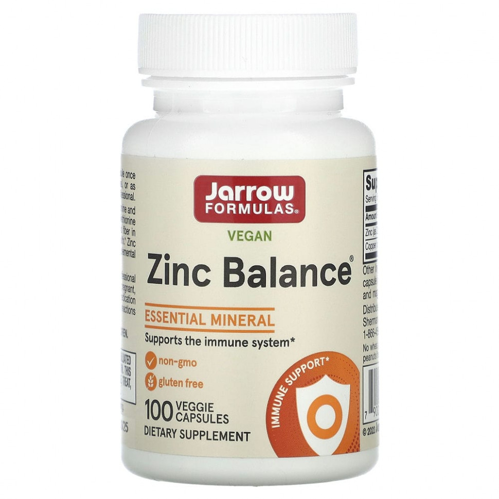 Jarrow Formulas, Zinc Balance, 100    2320