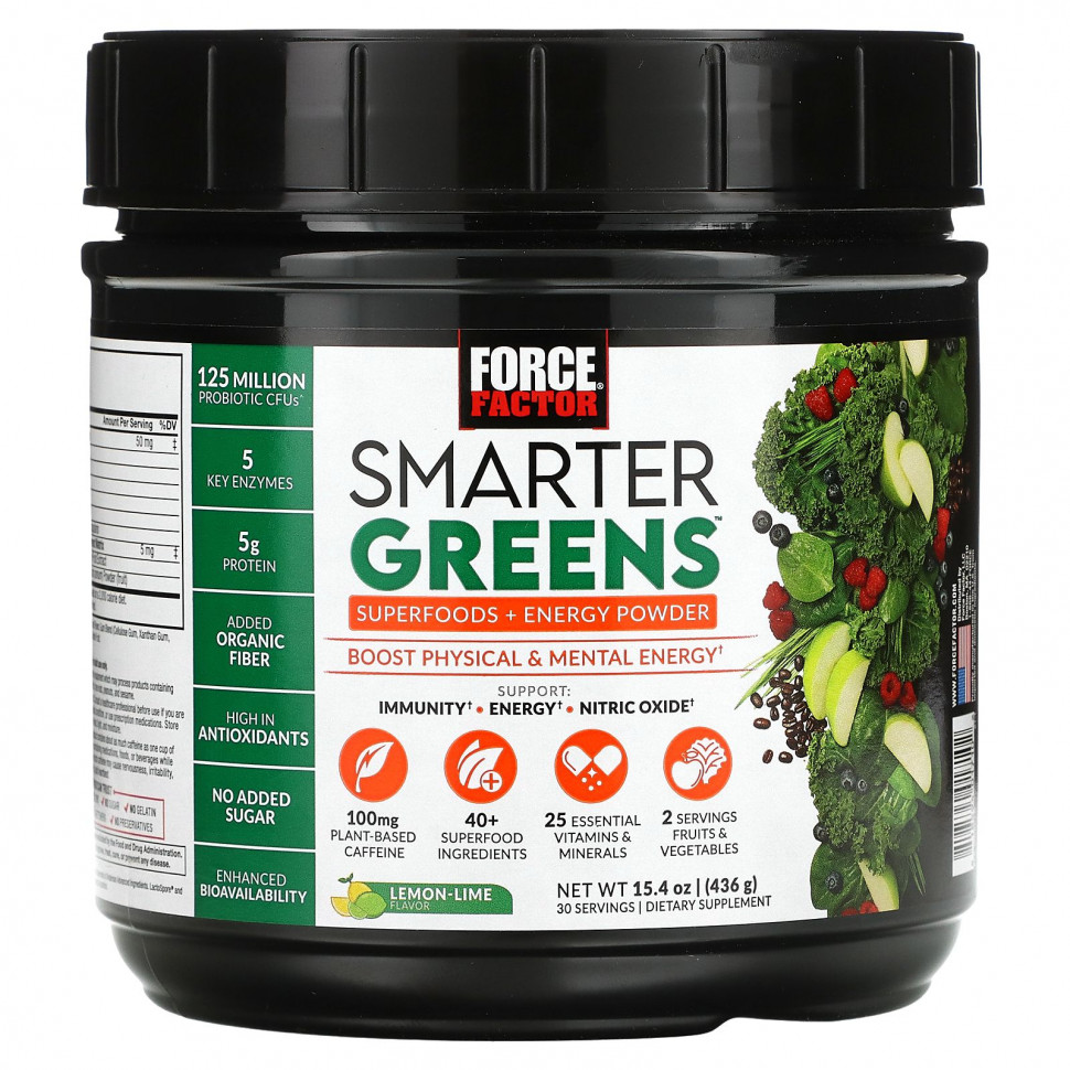 Force Factor, Smarter Greens,  +  ,   , 436  (15,4 )  6220