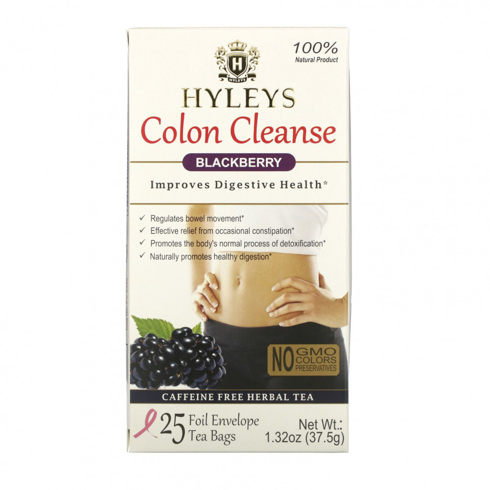 Hyleys Tea, Colon Cleanse, ,   25, 37,5  (1,32 )  1530