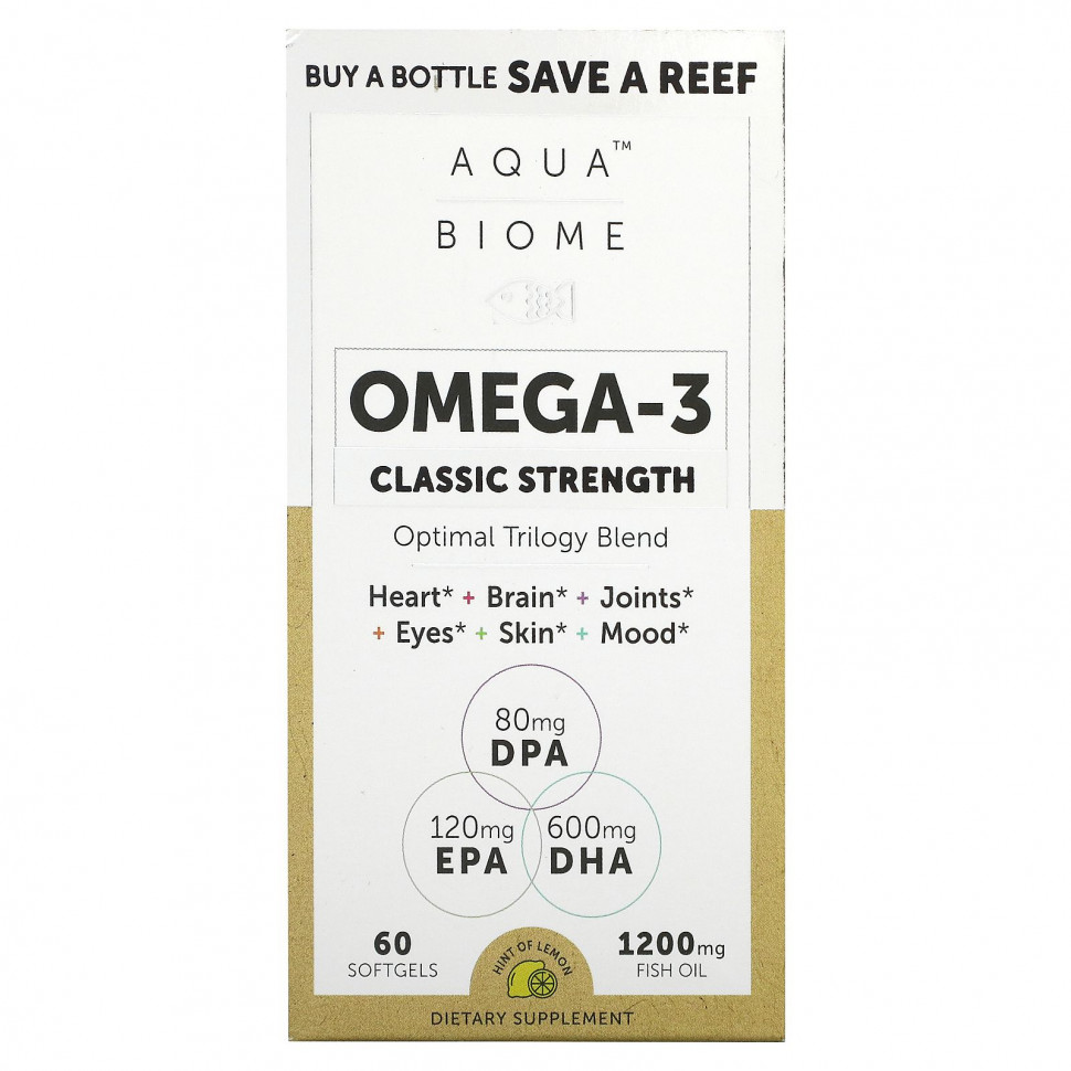 Enzymedica, Aqua Biome,  , Classic Strength,  , 600 , 60    4150