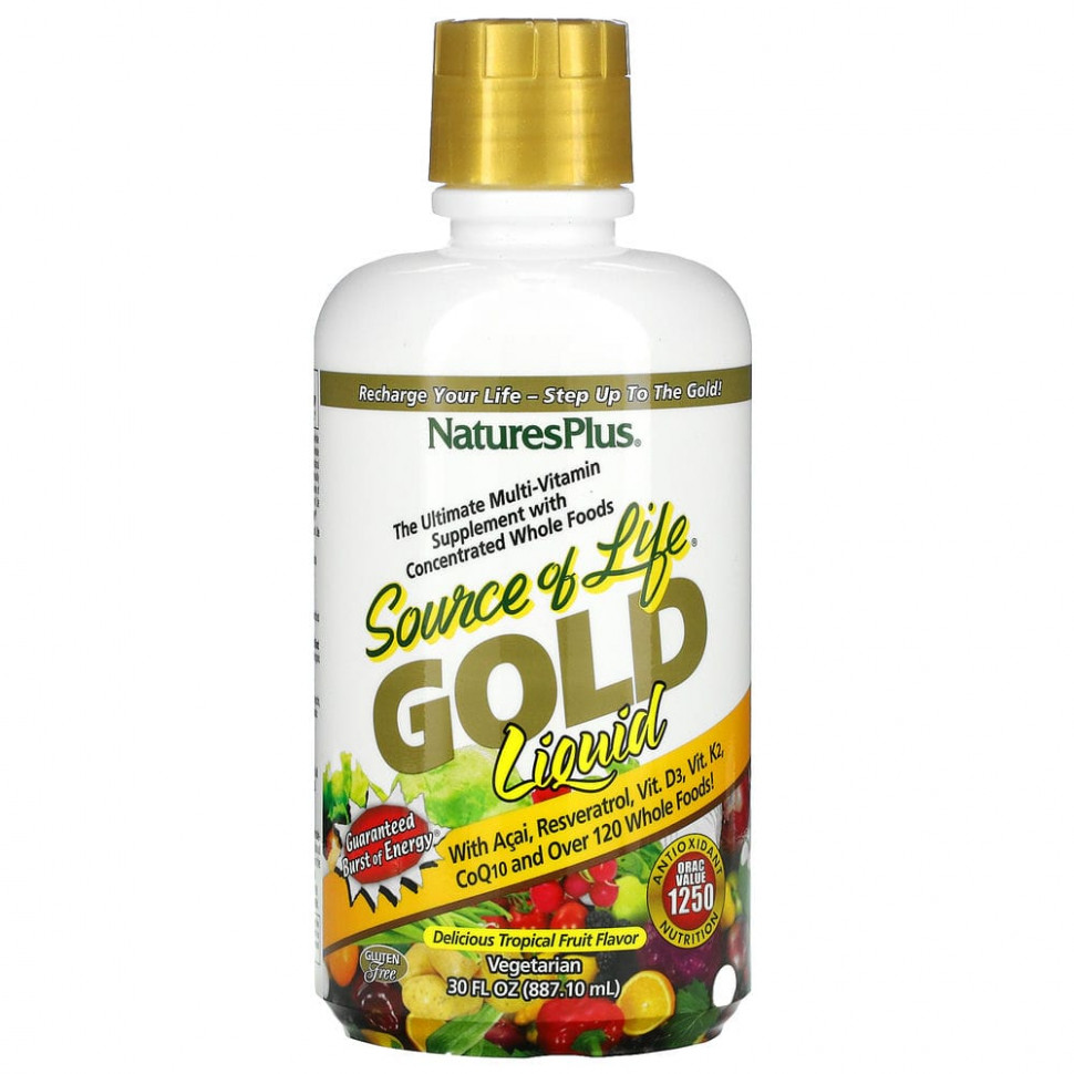 NaturesPlus, Source of Life, Gold Liquid,  ,  , 887,1  (30 . )  10270