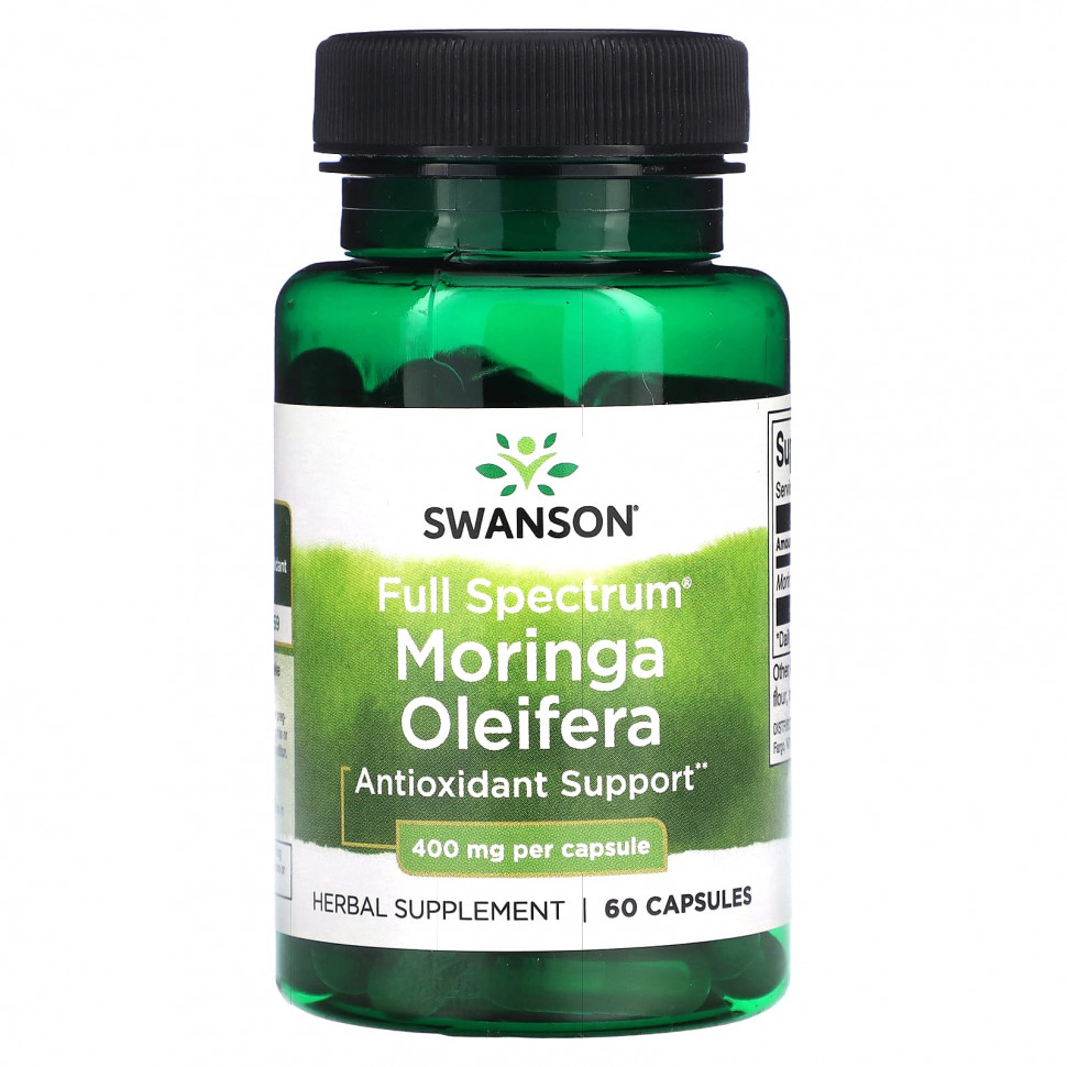  IHerb () Swanson,   (Moringa Oleifera)  , 400 , 60 , ,    1000 