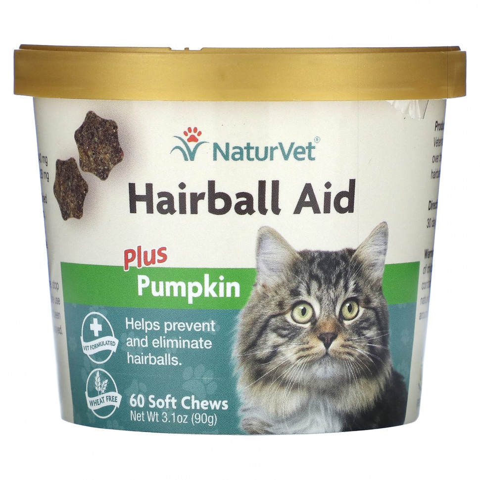 NaturVet, Hairball Aid Plus, ,  , 60  , 90  (3,1 )  1330