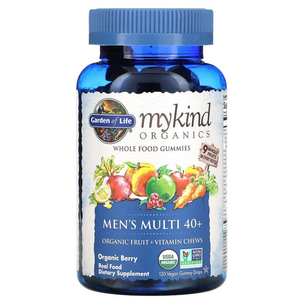 Garden of Life, MyKind Organics,     40+,  , 120     5400