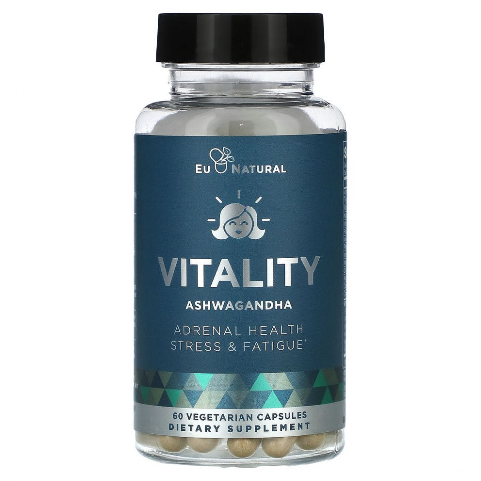 Eu Natural, Vitality Ashwagandha, 60    5740