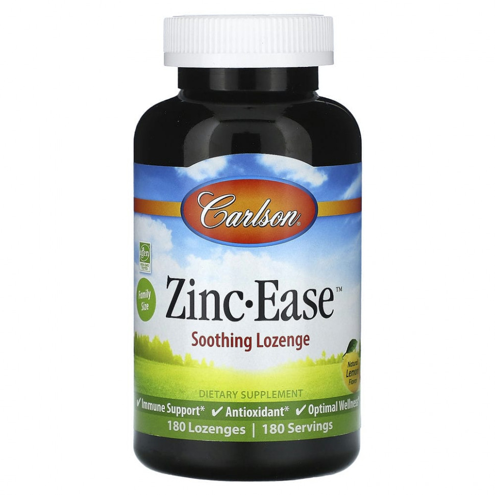 Carlson Labs, Zinc-Ease,  , 180   3260