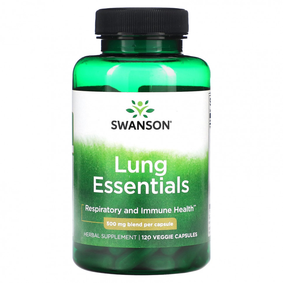 Swanson, Lung Essentials, 500 , 120    3660