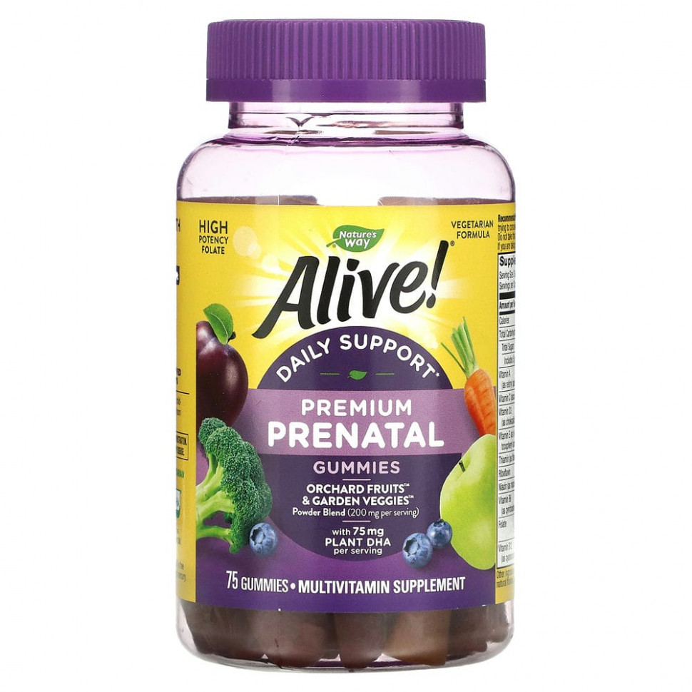 Nature's Way, Alive! Daily Support Premium Prenatal,   ,   , 75    4060