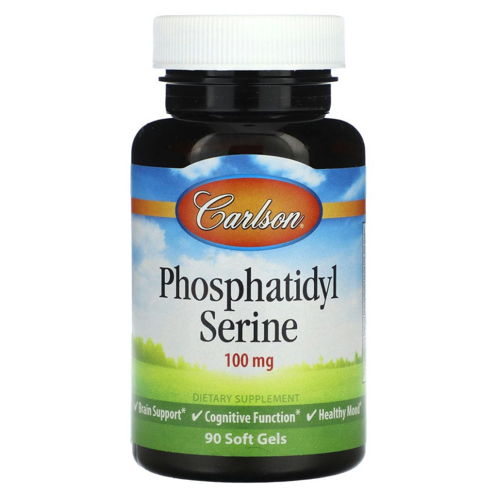 Carlson, Phosphatidyl Serine, 100 mg, 90 Soft Gels  4900