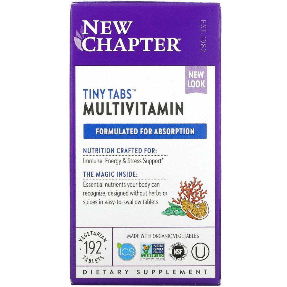 New Chapter, Multivitamin Tiny Tabs,       , 192    6330