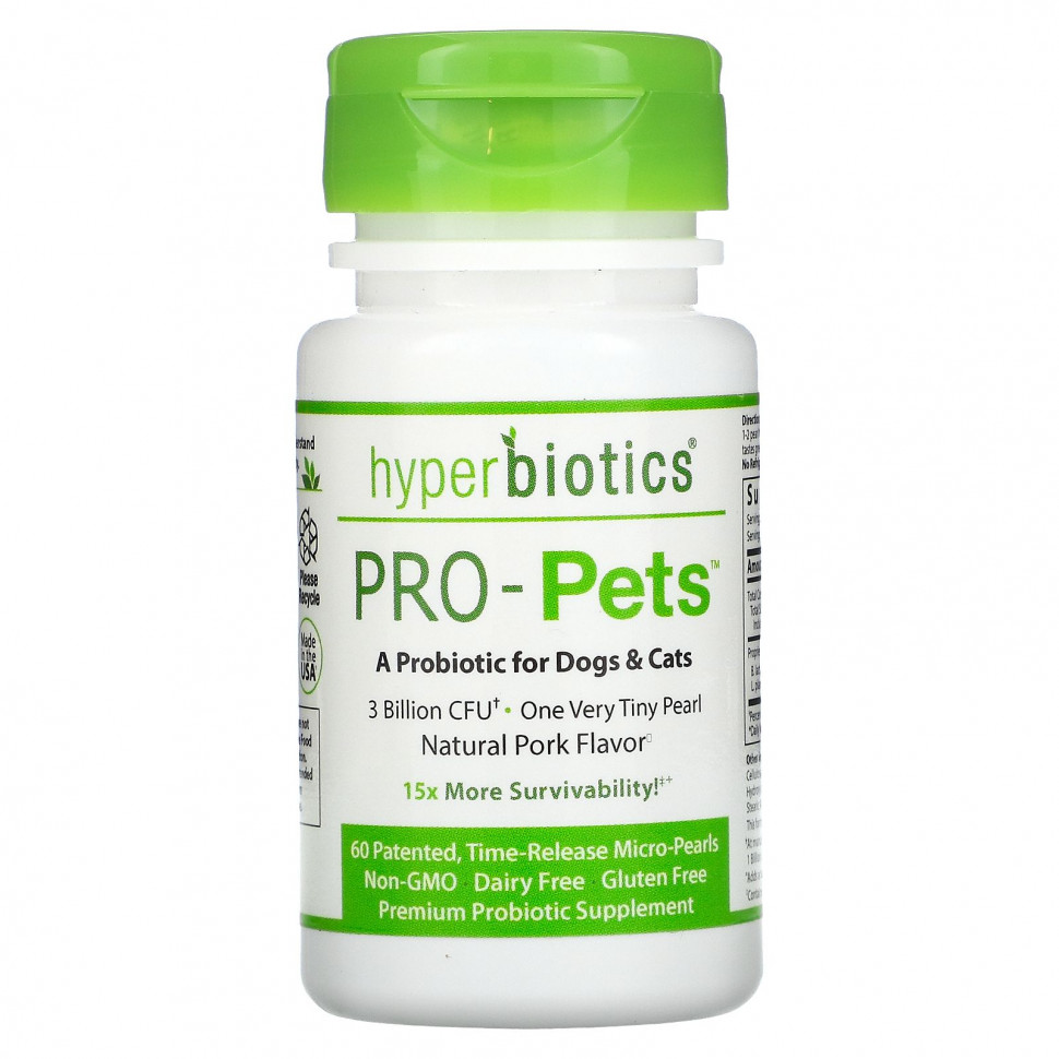 Hyperbiotics, Pro-Pets,     ,  , 3  ,  60, -     4620