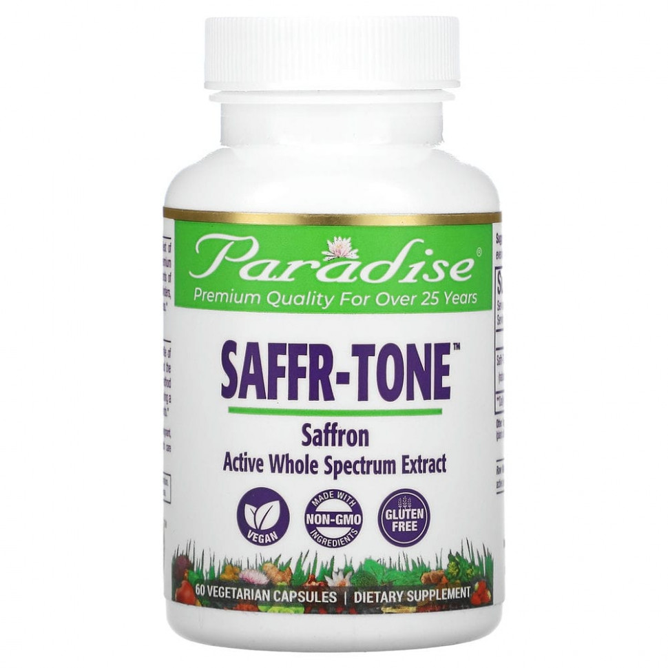 Paradise Herbs, Saffr-Tone, 60    3840