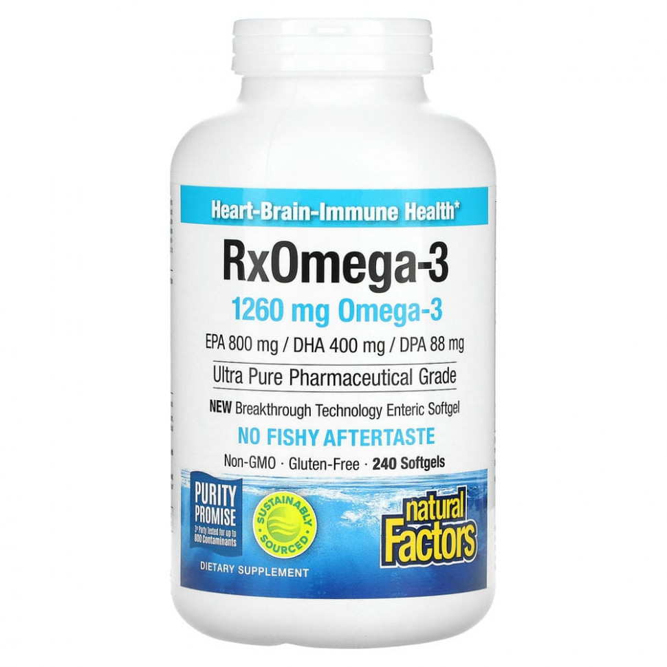 Natural Factors, Natural Factors, Rx Omega-3,  , 400    200  , 240    6470