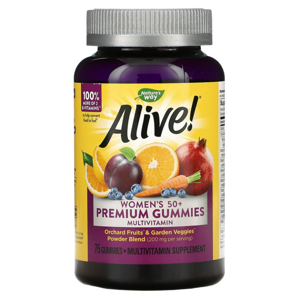  IHerb () Nature's Way, Alive!      50 ,     , 75  , ,    3400 