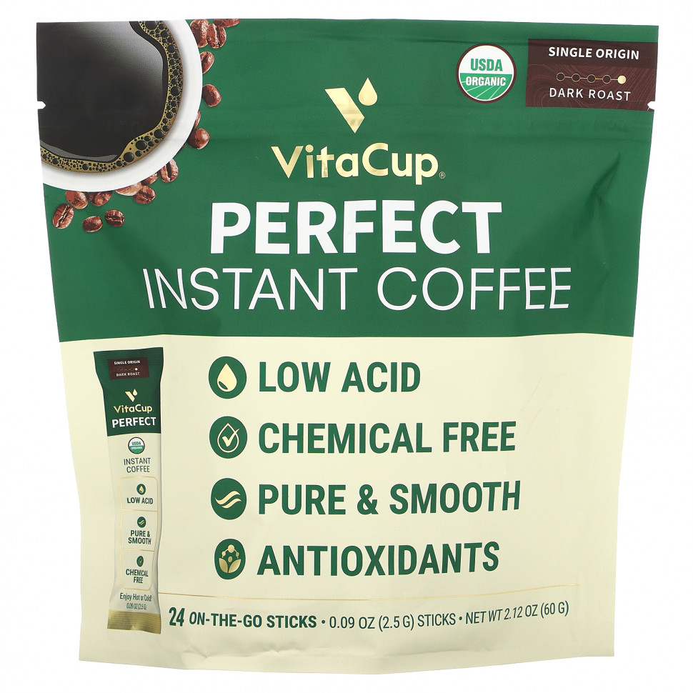  IHerb () VitaCup, Perfect Instant Coffee,  , 24   ,  2,5  (0,09 ), ,    6130 