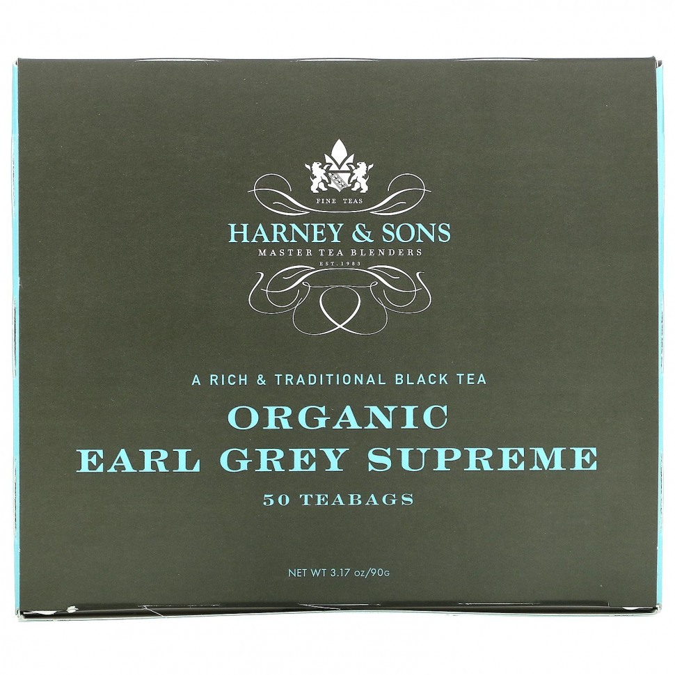 Harney & Sons, A Rich & Traditional Black Tea,  Earl Grey Supreme, 50  , 3,17  (90 )  2220