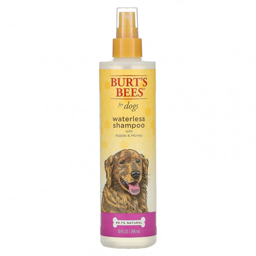 Burt's Bees, Waterless Shampoo for Dogs, Apple & Honey, 10 fl oz (296 ml)  1560