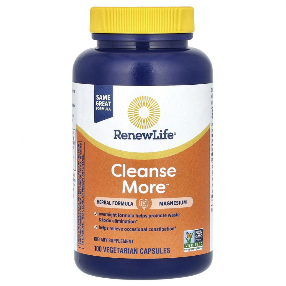 Renew Life, CleanseMore, 100    5240