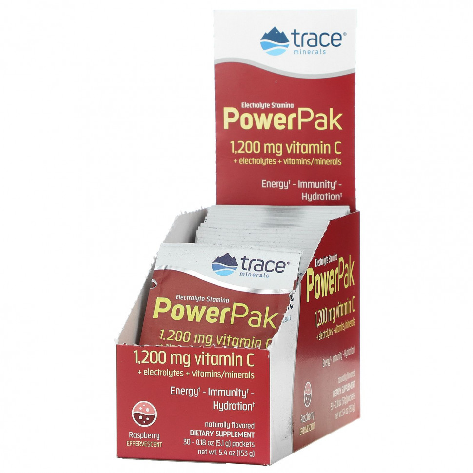 Trace Minerals , Electrolyte Stamina PowerPak, , 30   5,1  (0,18 )  3470