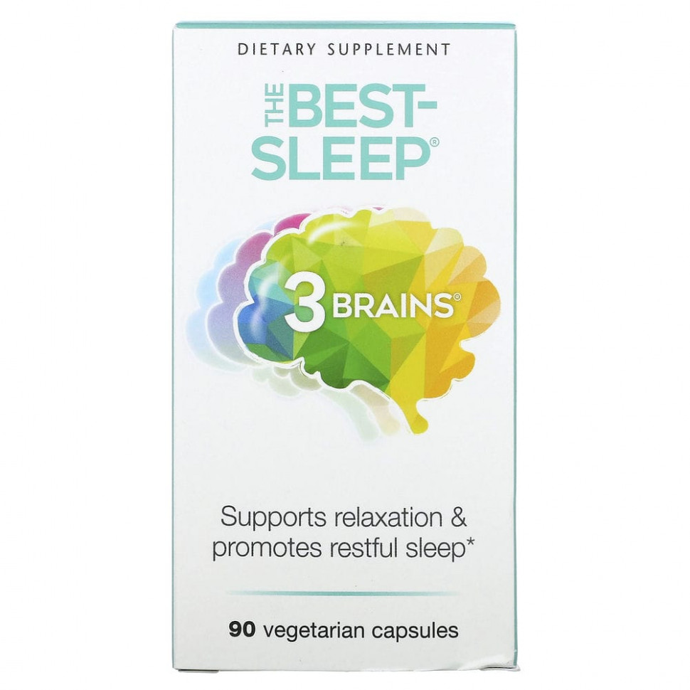 Natural Factors, 3 Brains, The Best-Sleep, 90    2990