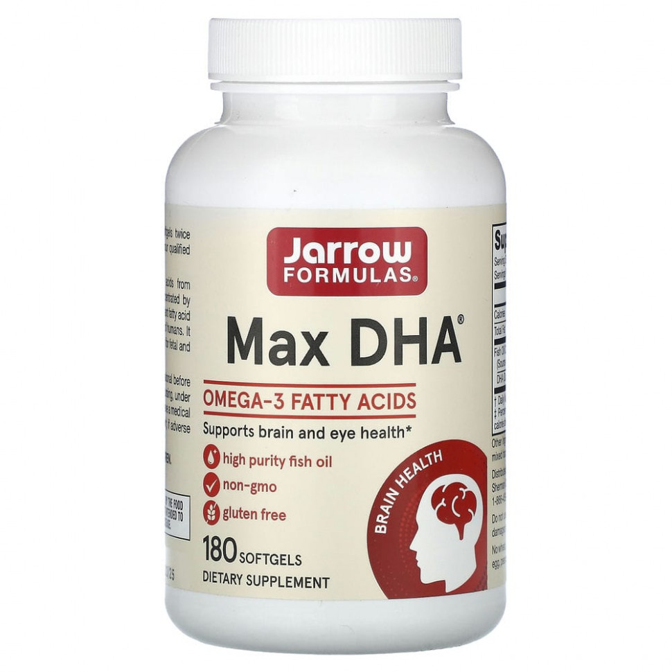 Jarrow Formulas, Max DHA, 180    6070