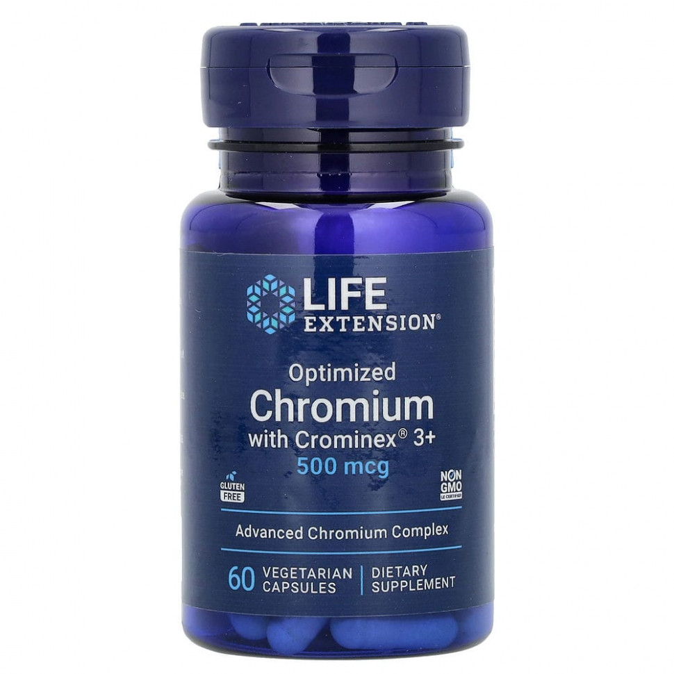 Life Extension,    Crominex 3+, 500 , 60    1150