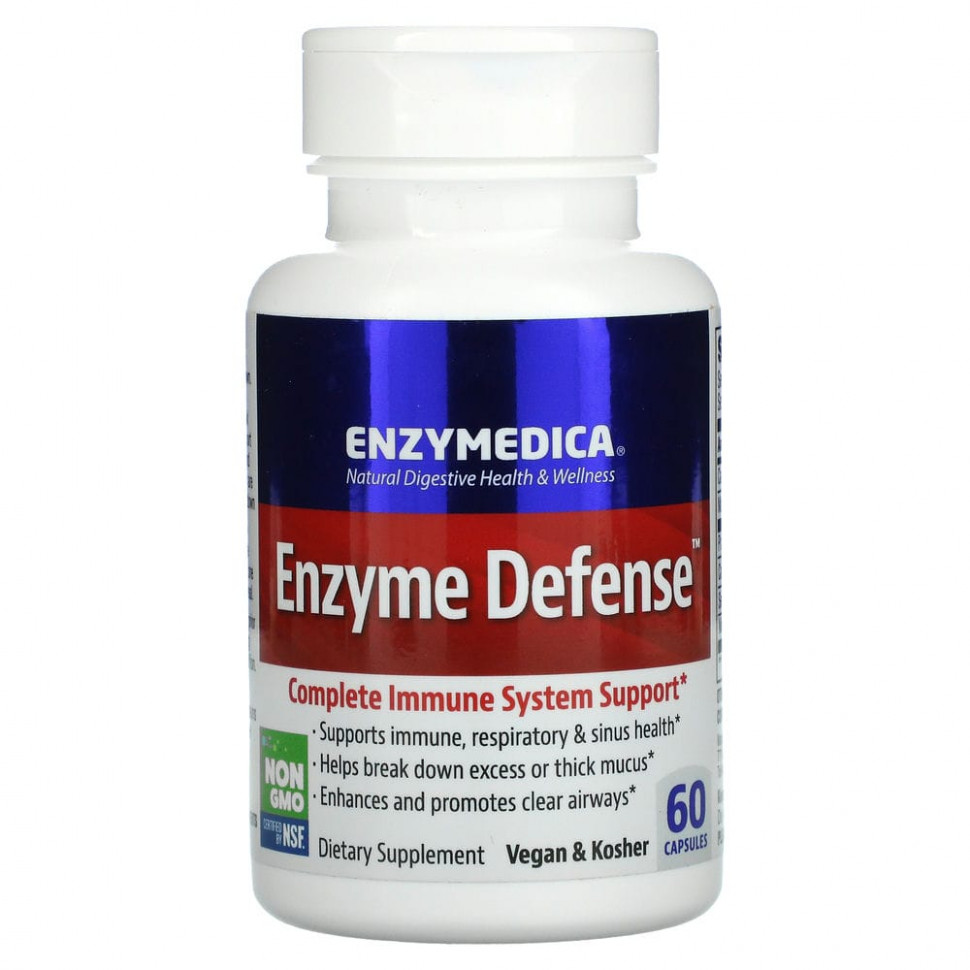 Enzymedica, Enzyme Defense, 60   5000