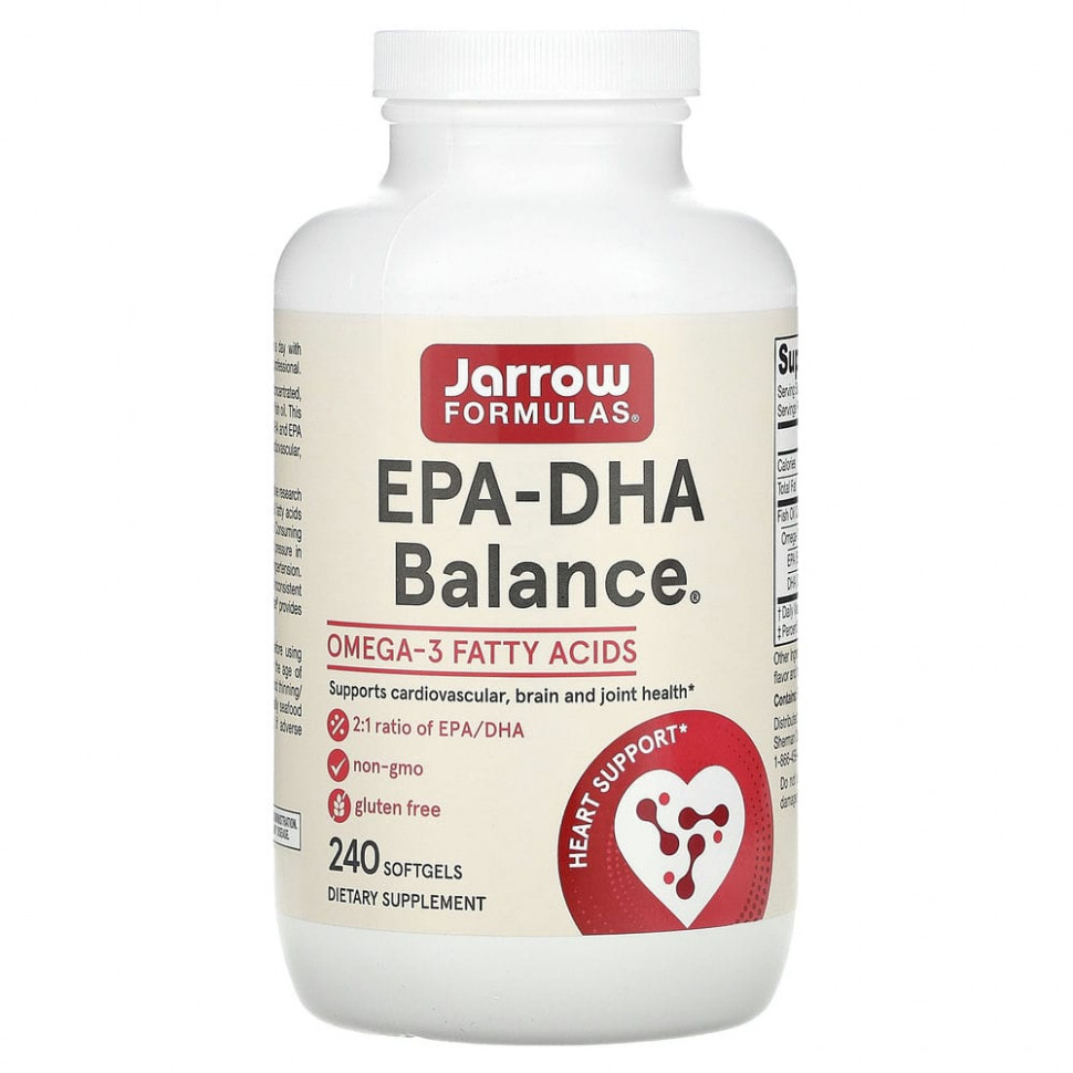 Jarrow Formulas, EPA-DHA Balance, 240    6990