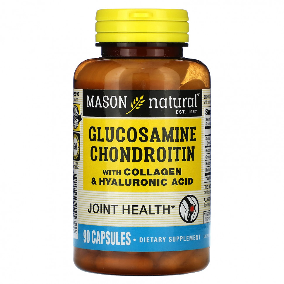  IHerb () Mason Natural, Glucosamine Chondroitin with Collagen & Hyaluronic Acid, 90 Capsules, ,    5110 