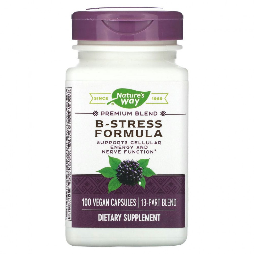  IHerb () Nature's Way, B-Stress Formula, 100  , ,    3160 