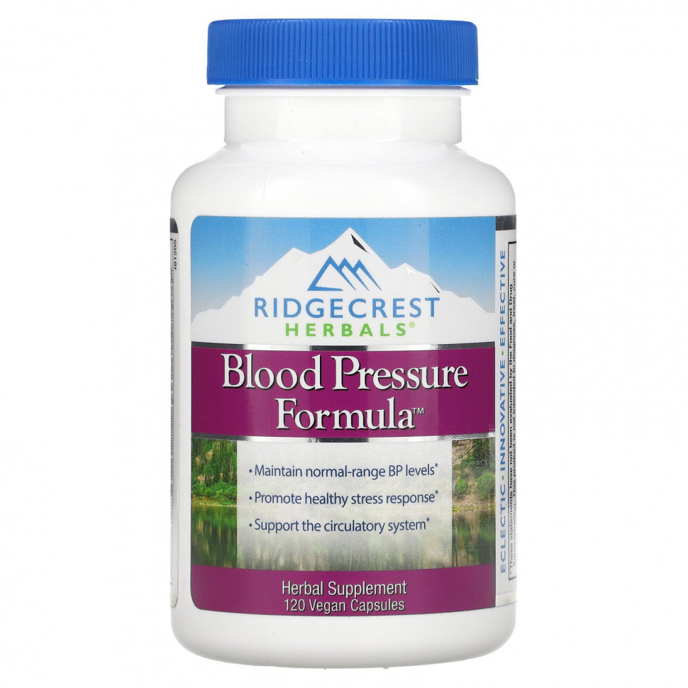 RidgeCrest Herbals, Blood Pressure Formula, 120    6000