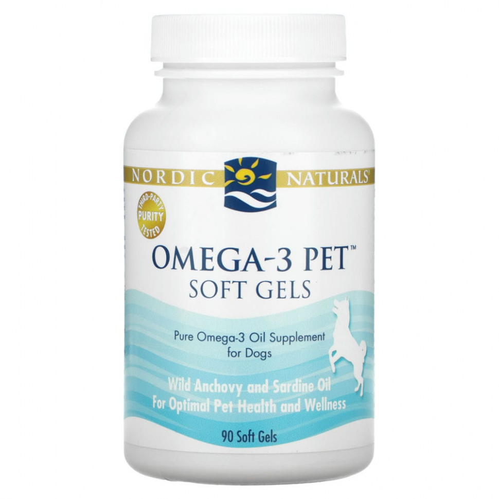 Nordic Naturals, Omega-3 Pet,  , 90   3890