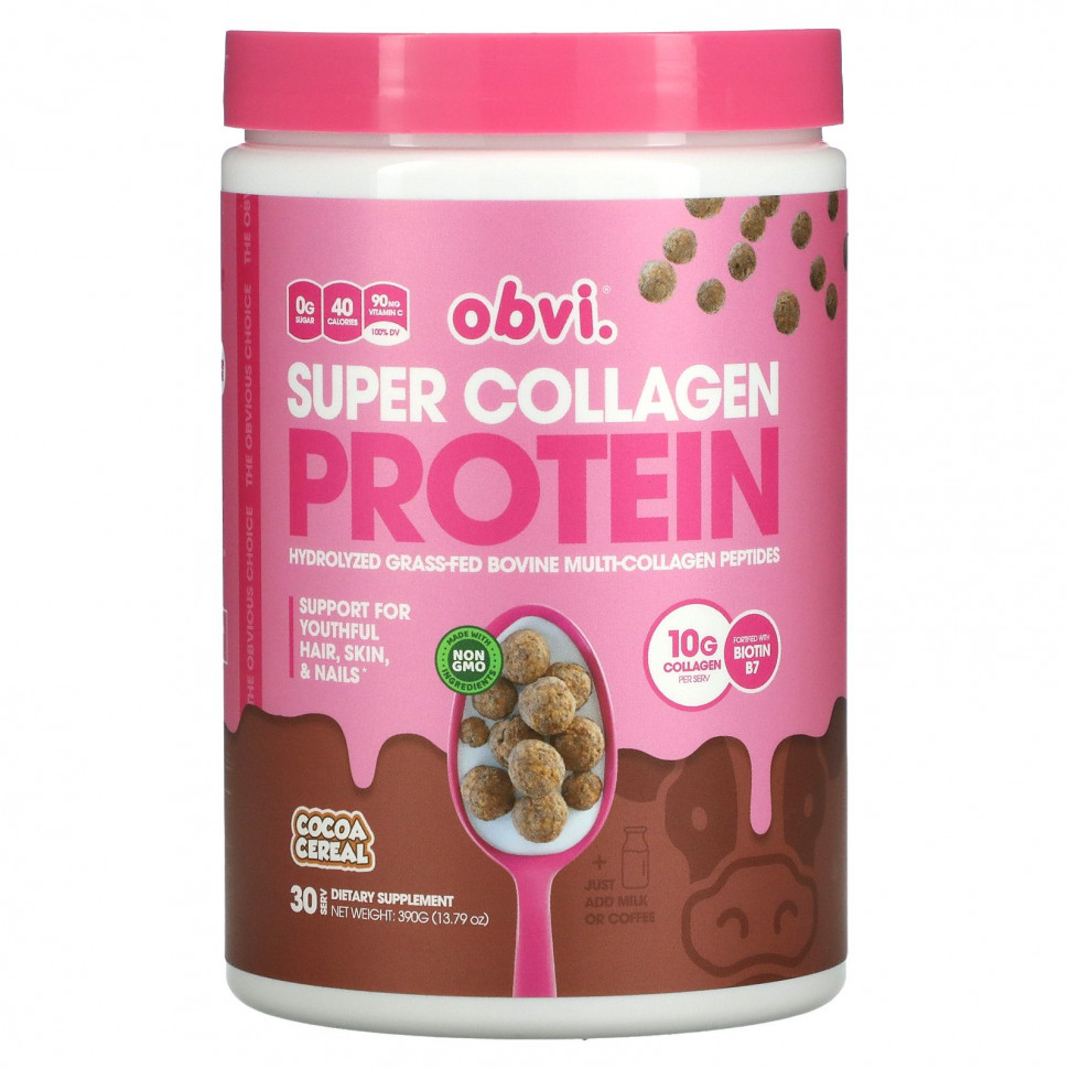 Obvi, Super Collagen Protein, -, 390  (13,79 )  5970