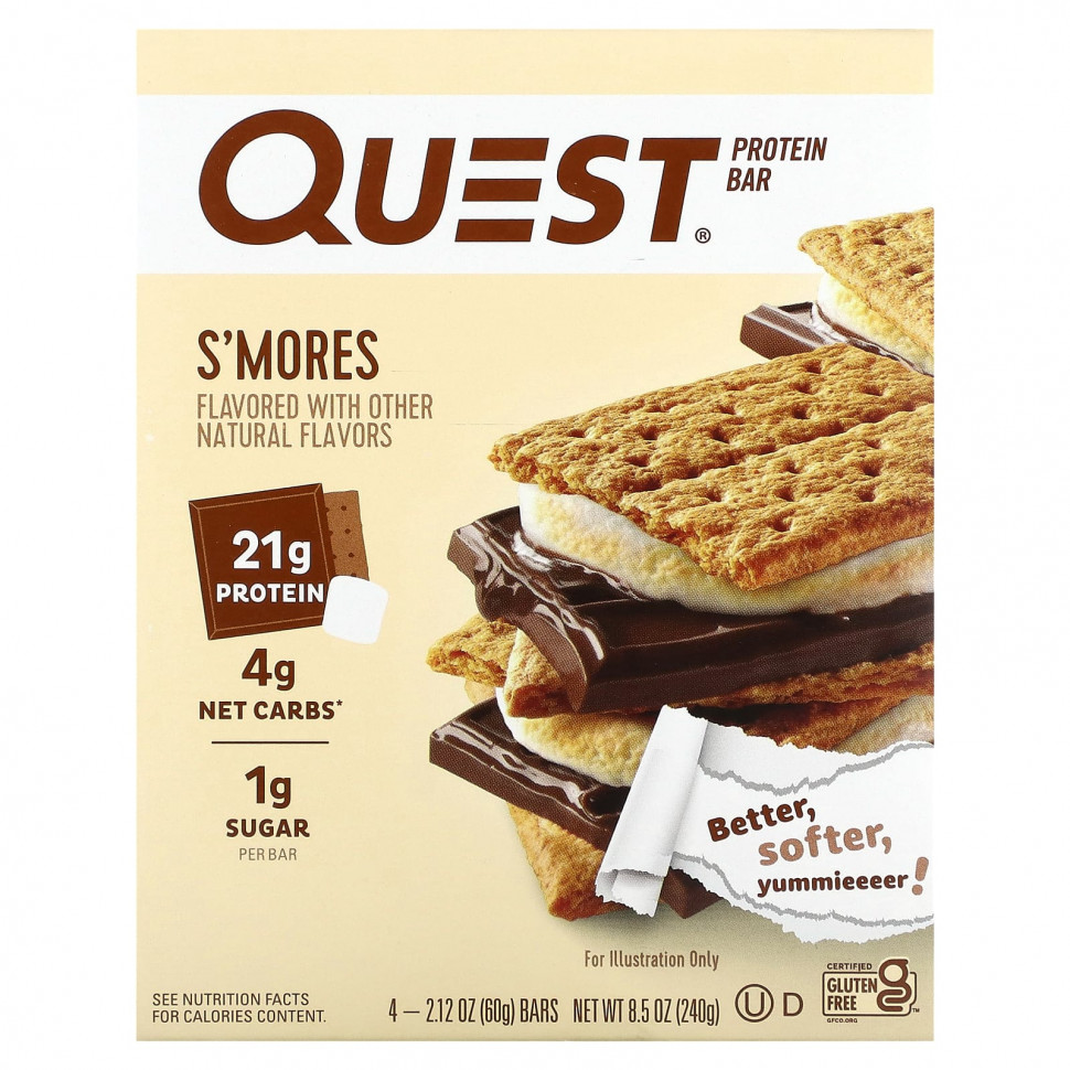 Quest Nutrition,  , S'Mores, 4 , 60  (2,12 )   2550