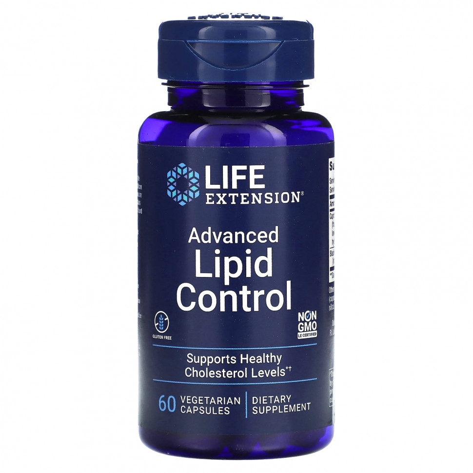 Life Extension, Advanced Lipid Control, 60    3380