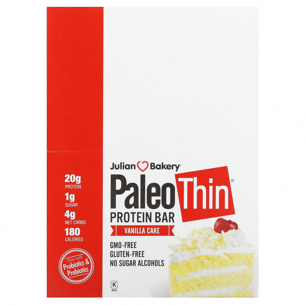 Julian Bakery, Paleo Thin Protein Bar,  , 12 , 62  (2,19 )  7840