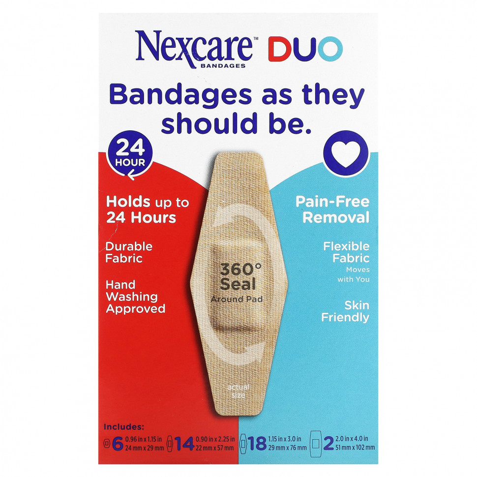 Nexcare, Duo Bandages, 40    1880