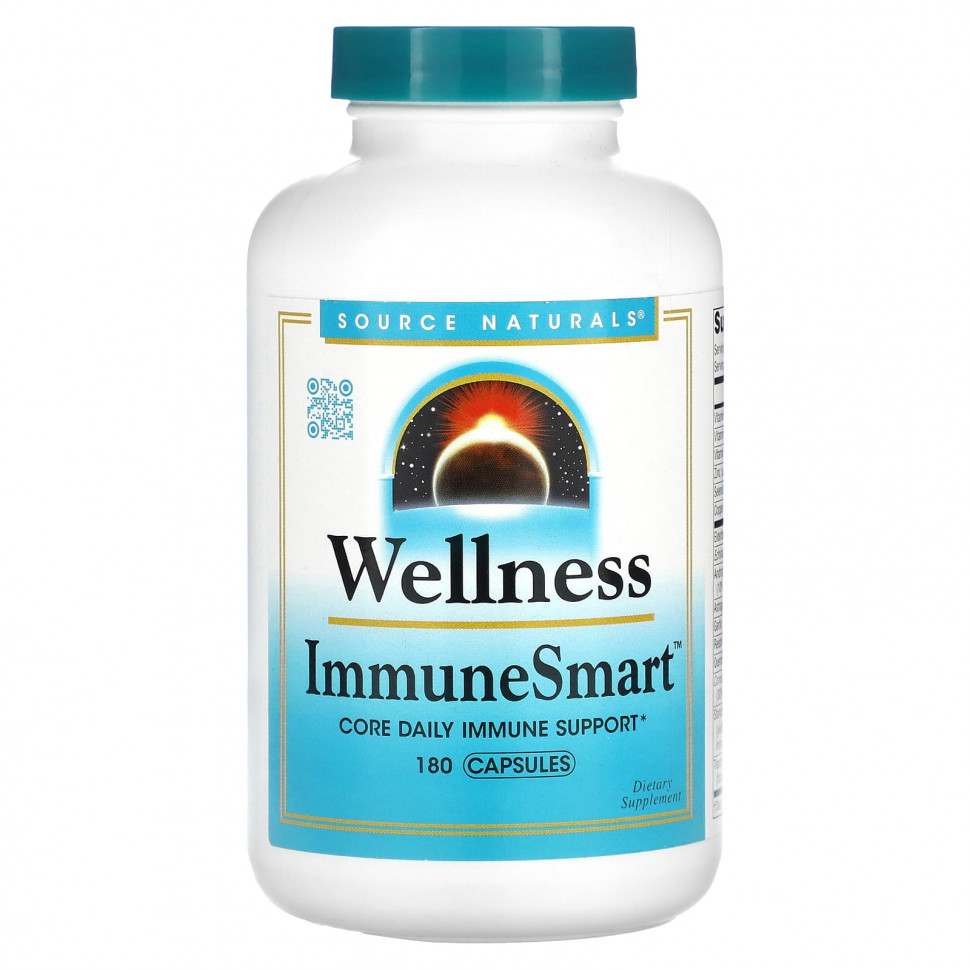 Source Naturals, Wellness, ImmuneSmart`` 180   5360